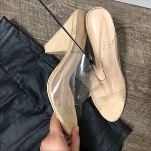 Clear shoes